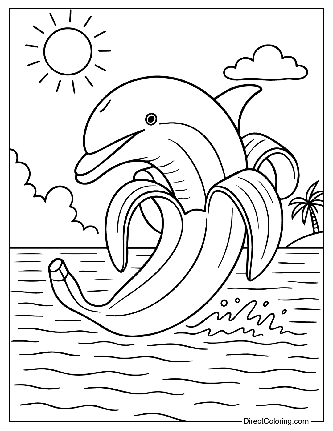 Bananita Dolfinita Coloring Page